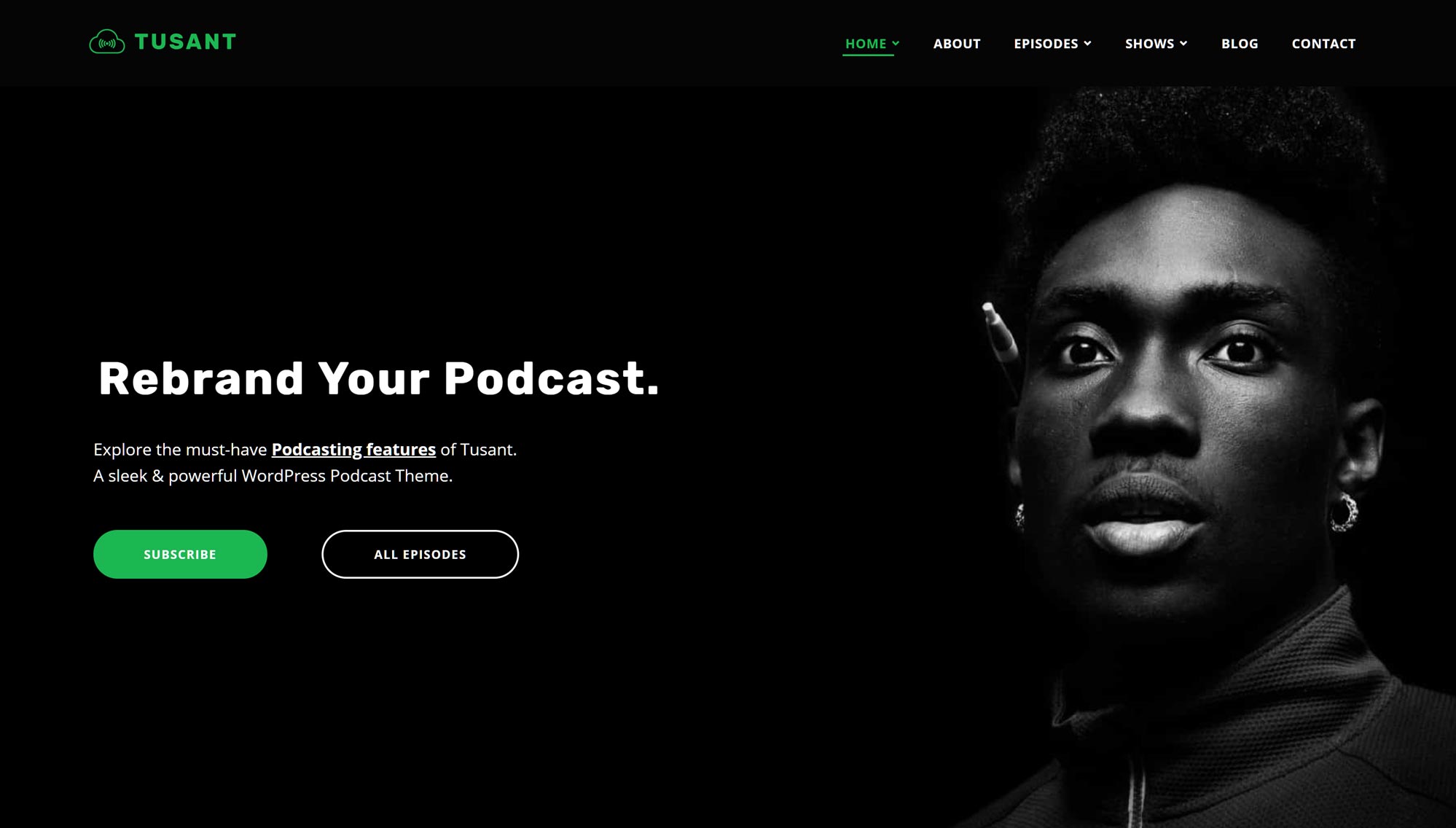 Tusant podcast website with Anchor