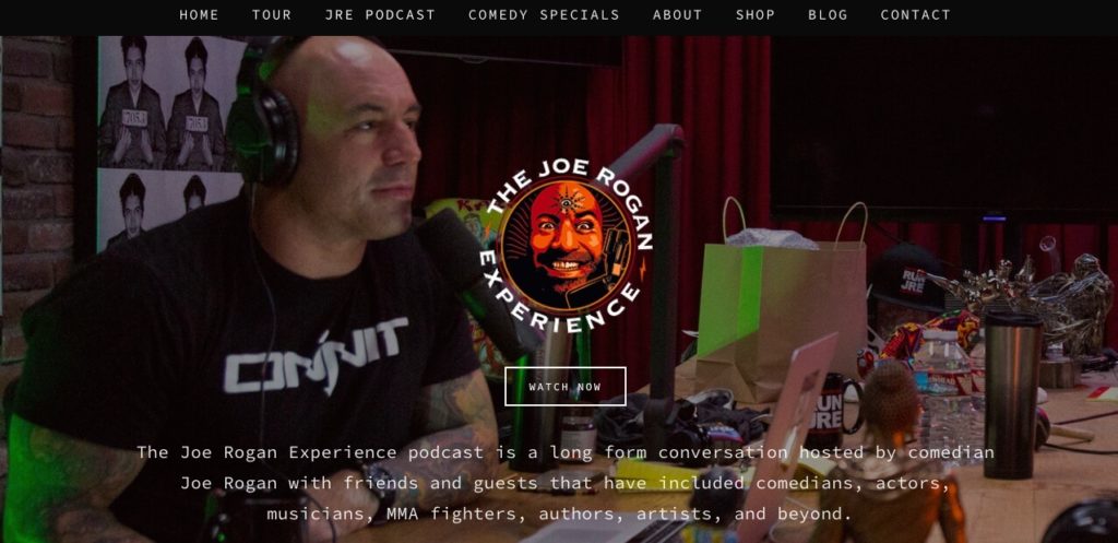 The Joe Rogan Experience podcast. 