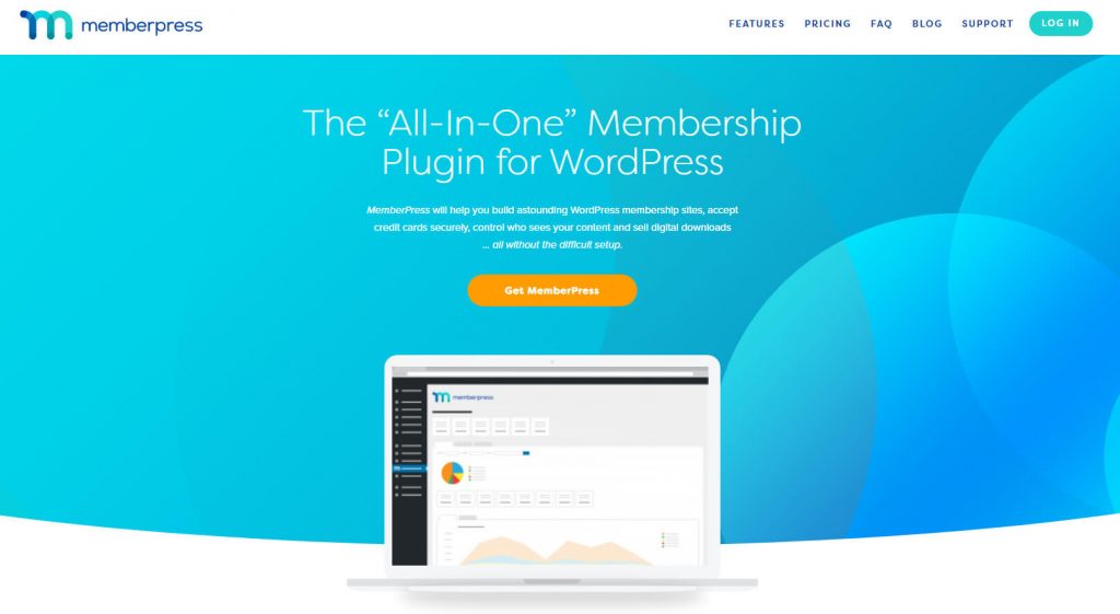 MemberPress homepage.