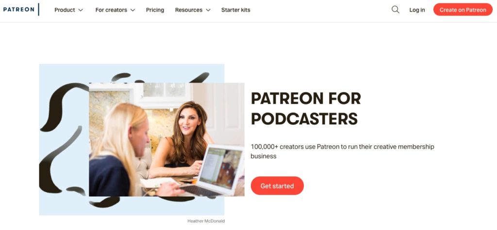 Patreon for podcasts