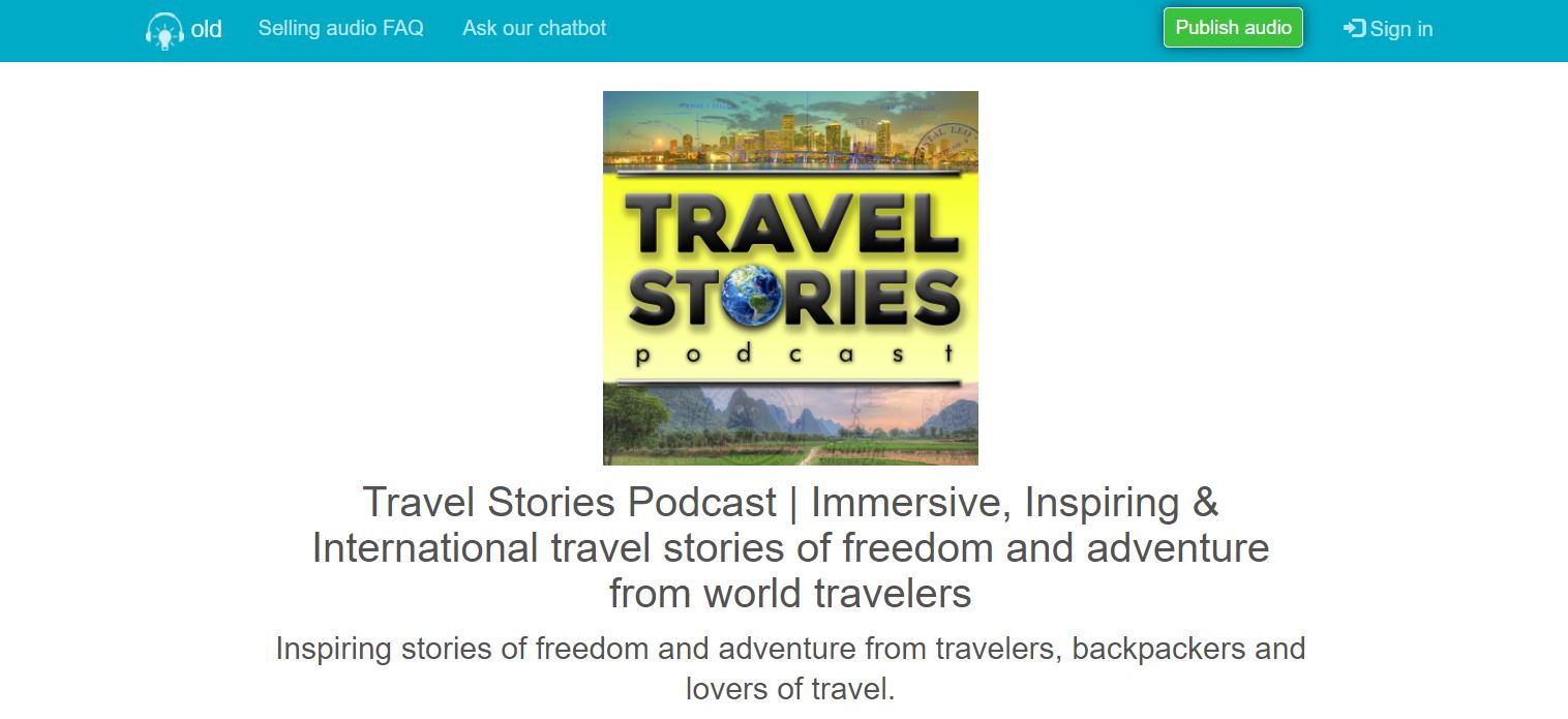 A podcast that engages listeners through stories