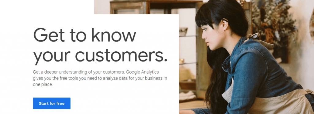 Google Analytics for discovering audience trends.